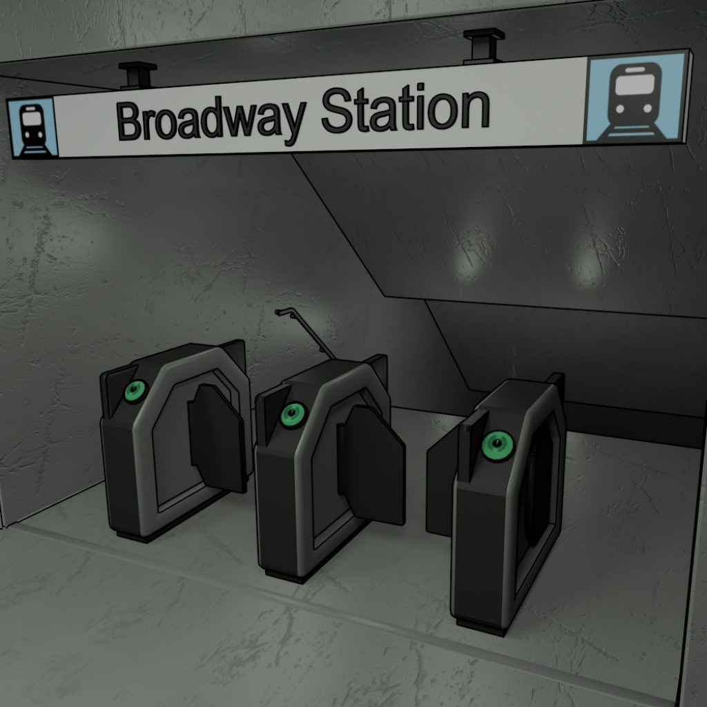 Subway Station Entrance preview image 2